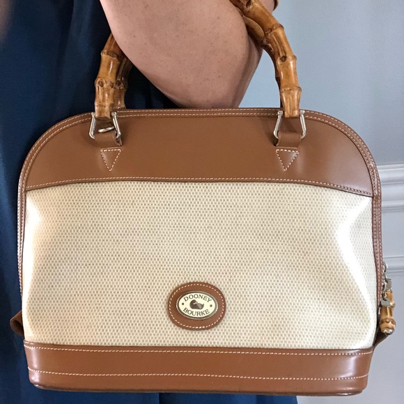 Dooney & Bourke Handbags - Dooney & Bourke Vintage Bayou Bamboo Handbag